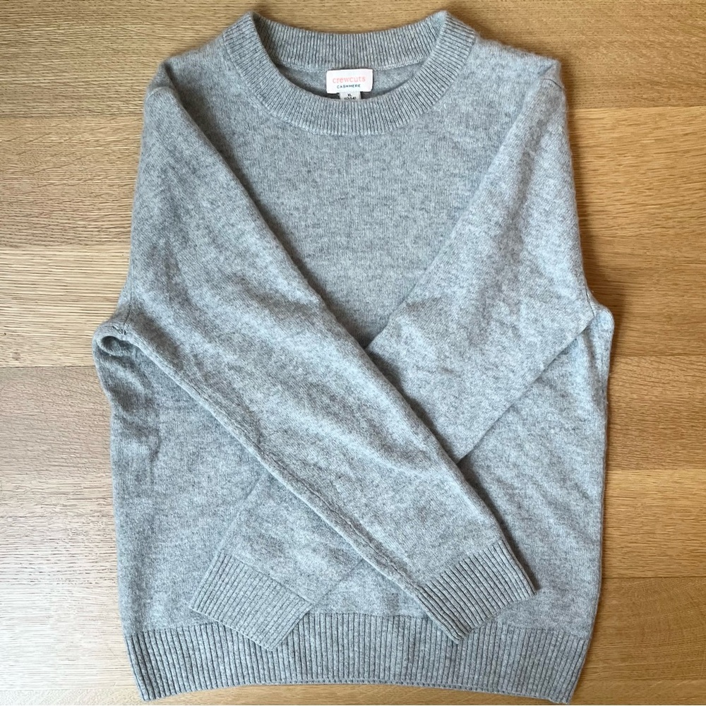 Crewcuts Cashmere Gray Pullover Crewneck Sweater Kids Size XL/12-14 Years